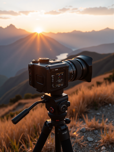 山峰日出风景摄影,金色阳光照亮雪山,云雾缭绕,清晨时分,壮丽景色